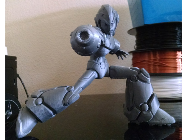 Megaman X, statuetta da assemblare
