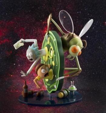 Rick and Morty, diorama con portale da assemblare