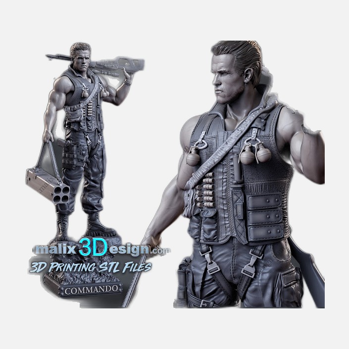 Commando, statuina da assemblare