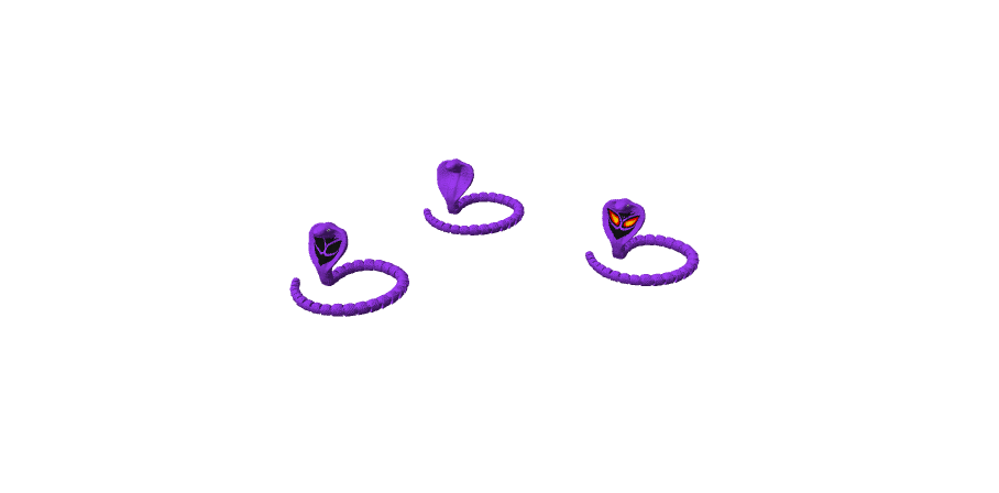 Ekans e Arbok, serpenti snodati da collezione