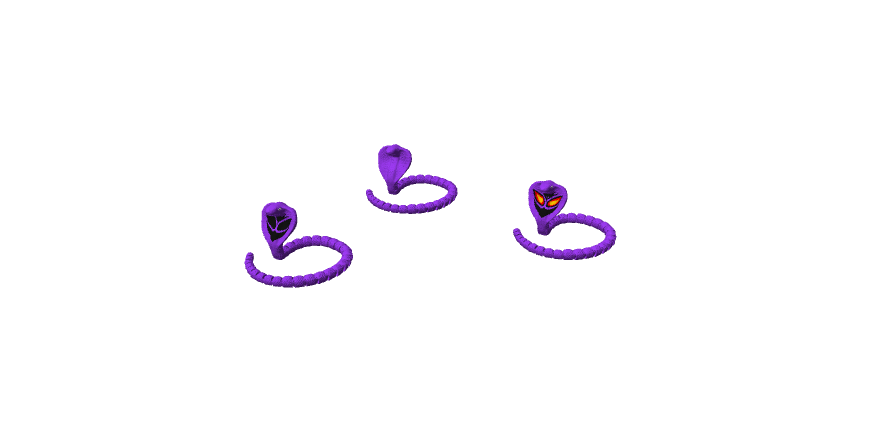 Ekans e Arbok, serpenti articolati da collezione