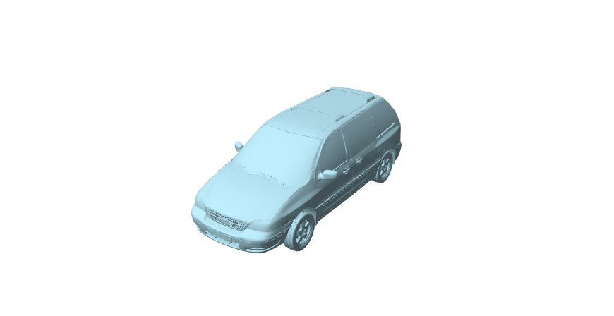 Ford Windstar Mk2, modellino in scala