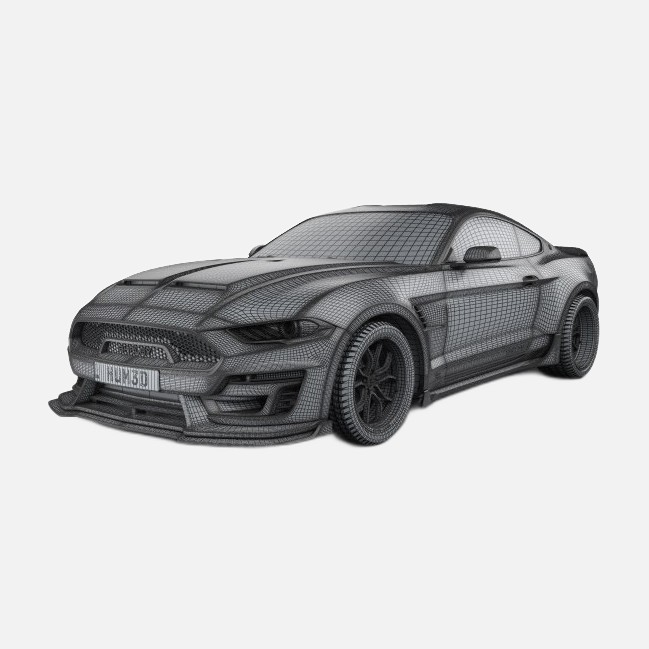 Ford Mustang Shelby Super Snake 2018, modellino