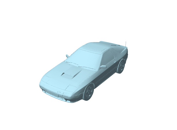 Mazda RX-7 FC coupé 1985, modello da collezione