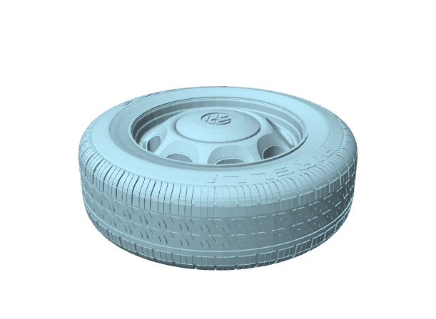 Ruota Volkswagen Passat con copricerchio