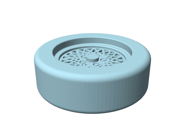 Cerchio Ruota Stile BBS, Modellino