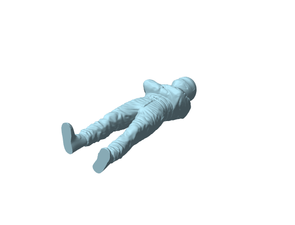 Stig, figura sdraiata da collezione