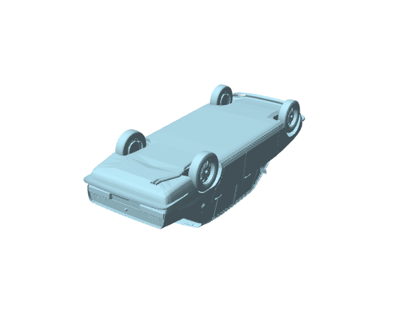 Triumph Dolomite, modellino low poly