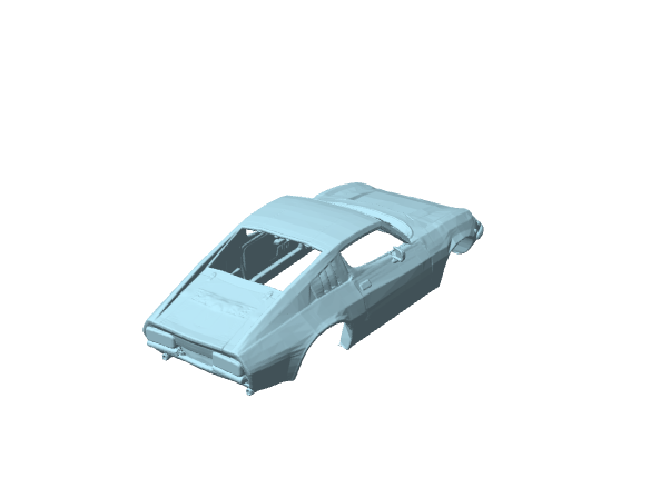Volkswagen Puma GTE 1600, carrozzeria per modellino