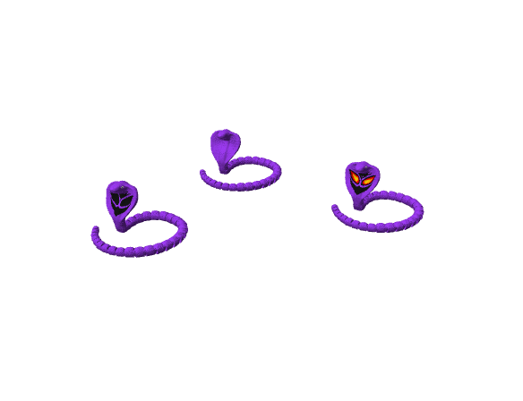Ekans e Arbok, serpenti snodati da collezione