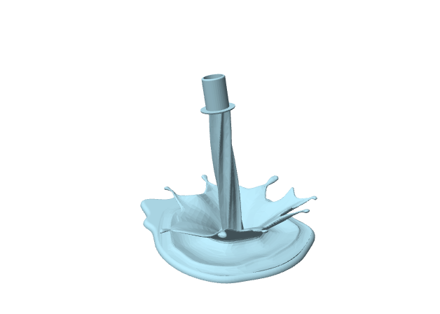 SplashLIGHT, lampada a forma di spruzzo per bottiglie