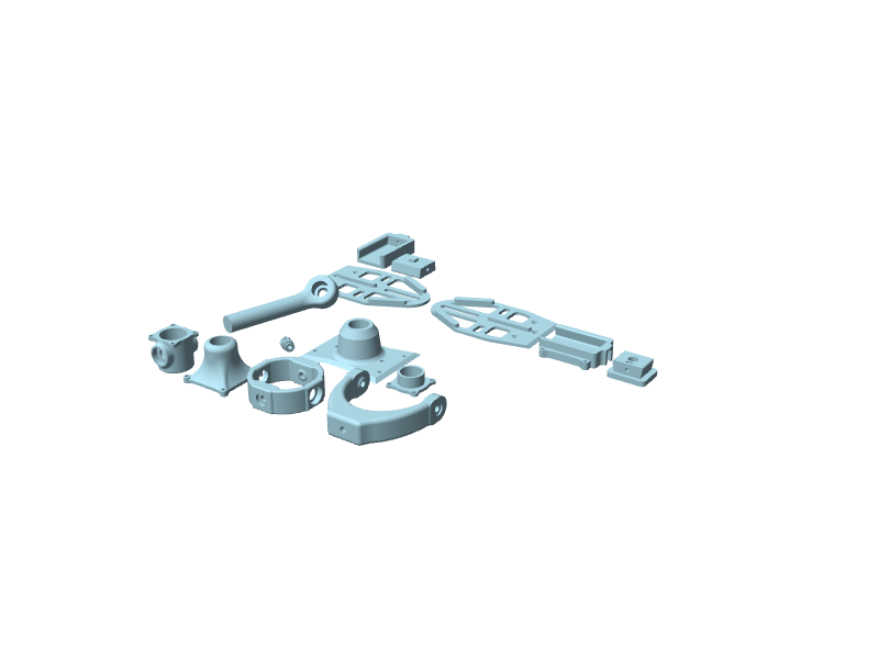 Steadycam a mano con gimbal, kit da assemblare