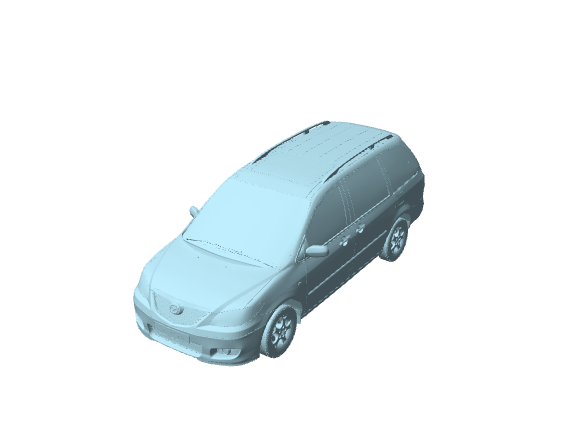 Mazda MPV (LW) 2002, modellino da collezione