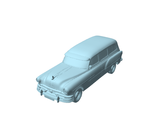 Pontiac Chieftain Deluxe Station Wagon 1953, modellino da collezione
