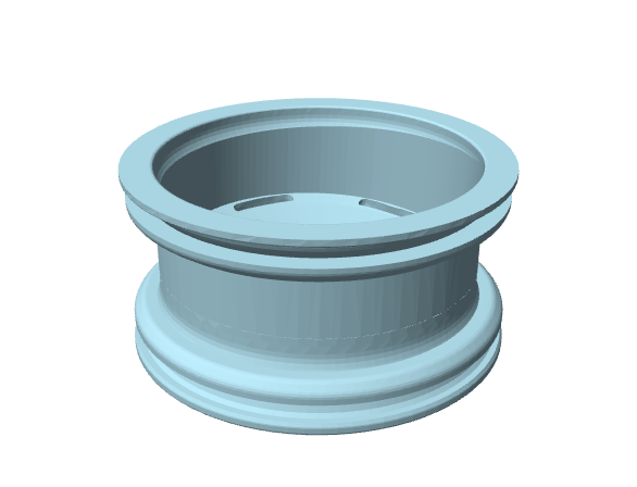 Cerchio a 4 fori per modellismo, 65 mm