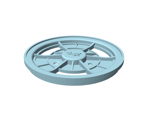 Roda Alpaine, ruota decorativa a razze