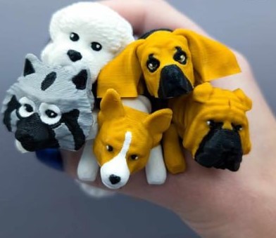 Cane Shih Tzu flessibile da assemblare