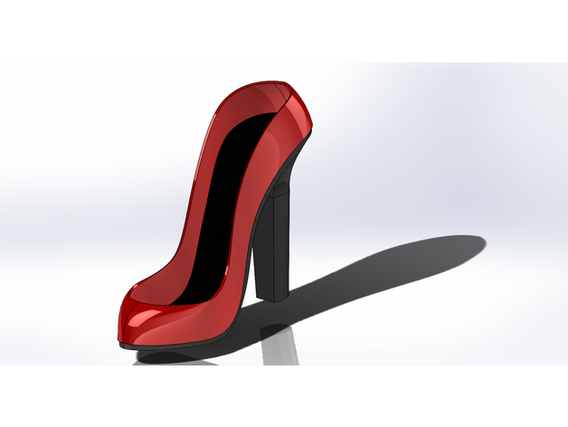 Portabottiglie a forma di scarpa con tacco alto