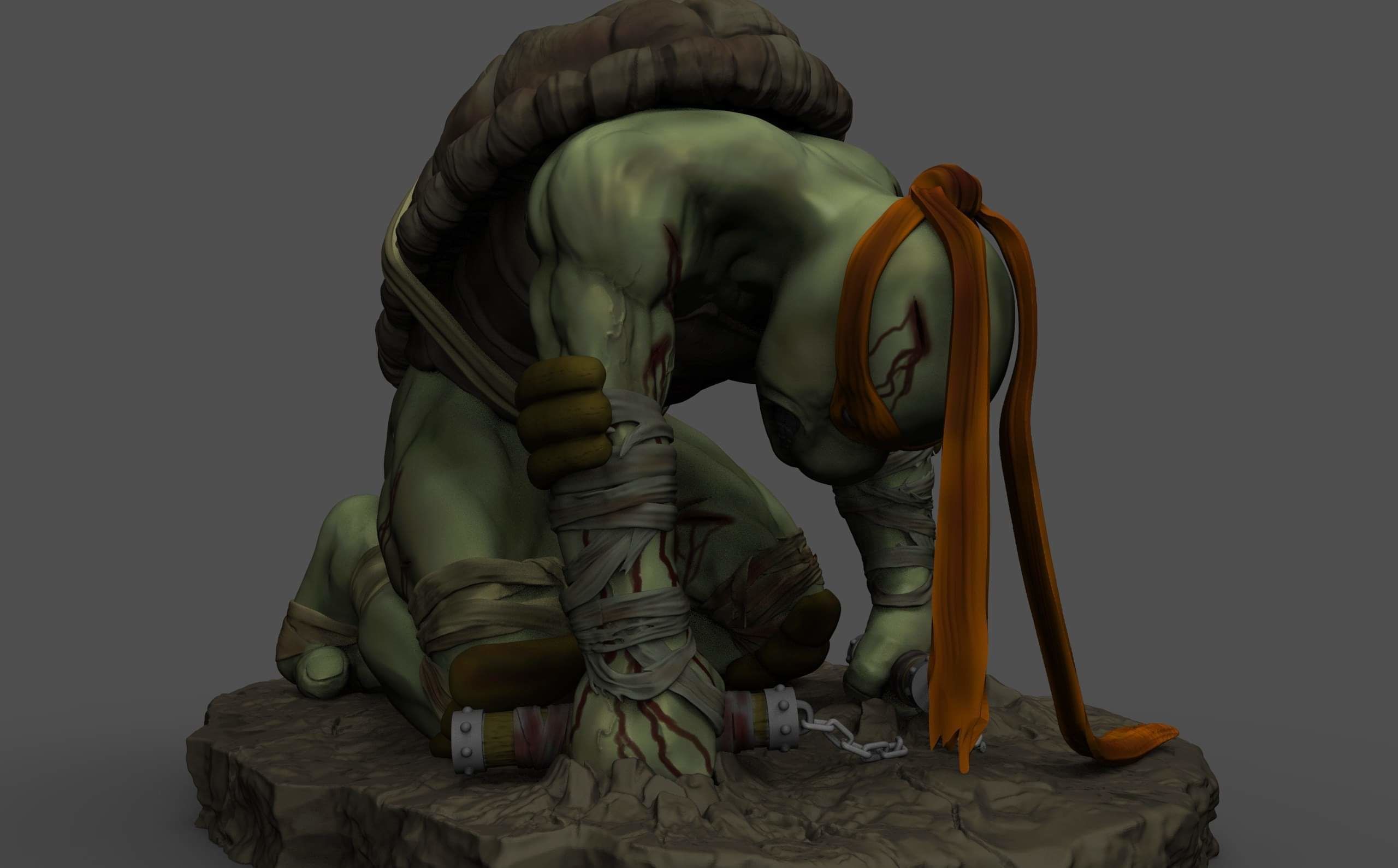 Michelangelo delle Tartarughe Ninja, figura da assemblare