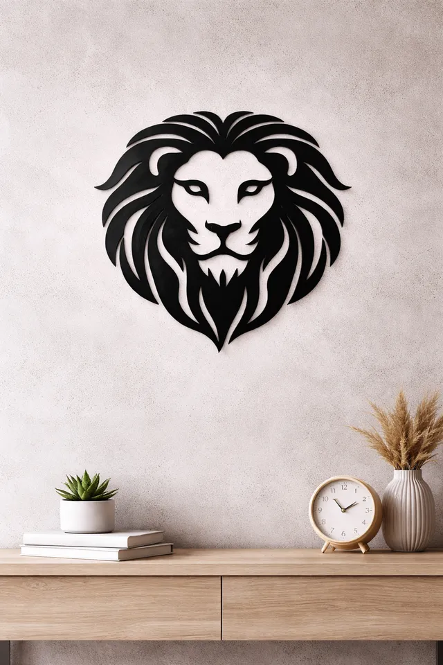 Leone, decorazione da parete segno zodiacale