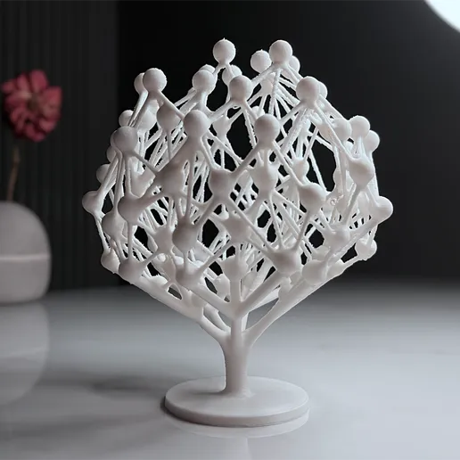 Albero decorativo con nodi