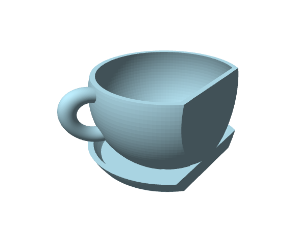 Tazza per muschio, calamita da frigo