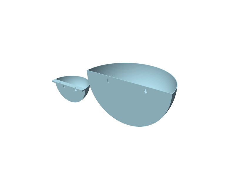 Vaso da Parete Sferico