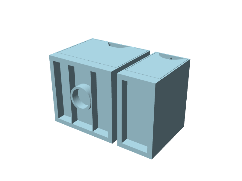 Cassetti modulari in stile mattoncino