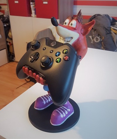 Crash Bandicoot, supporto per controller