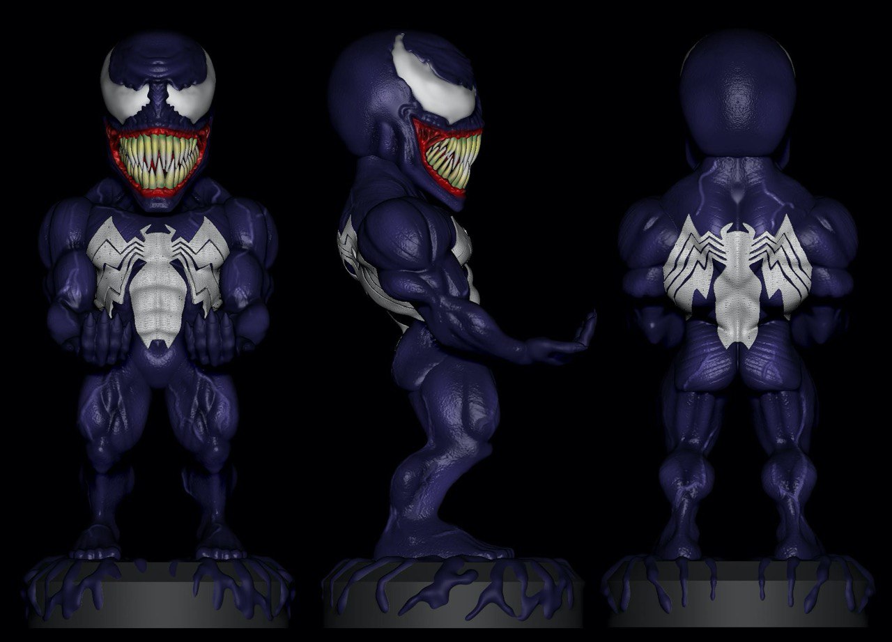 Venom, statuina da assemblare