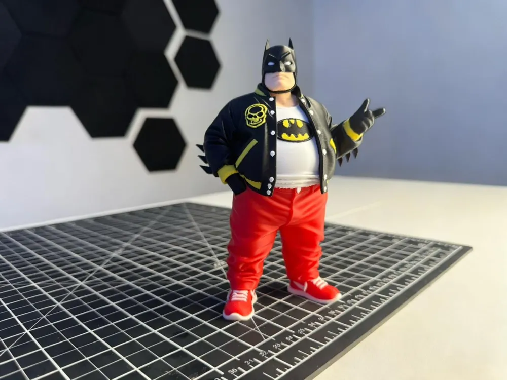Batman, figura stilizzata in stile urban