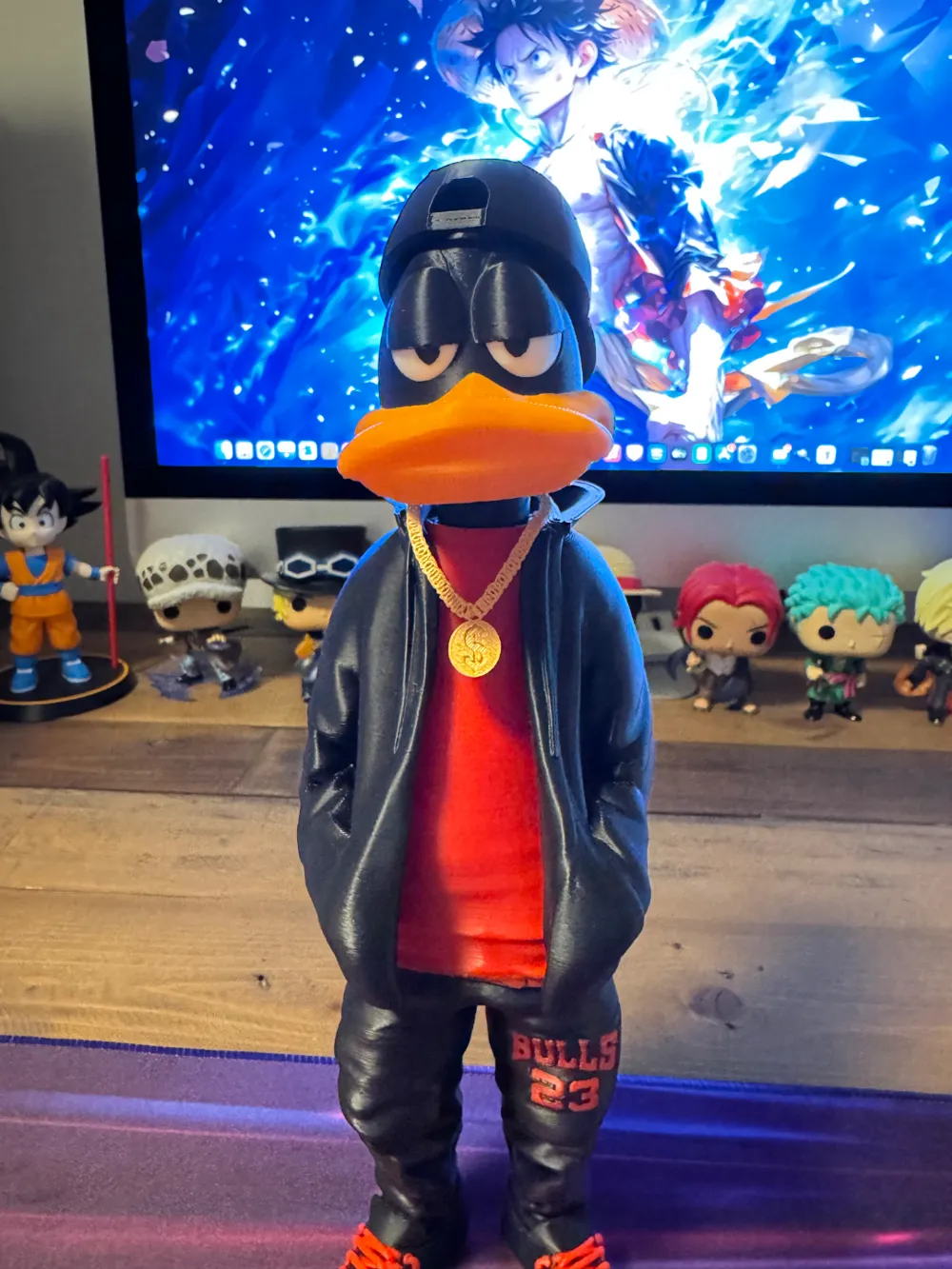 Paperino in stile urban, figura da collezione