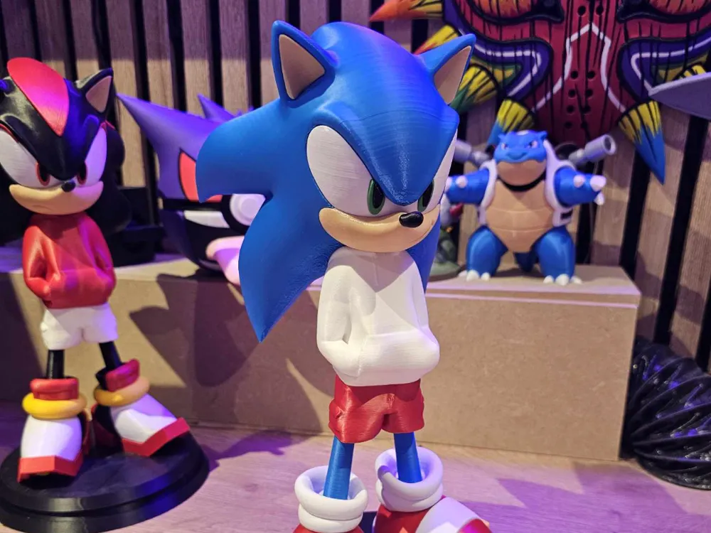 Sonic, statuina da assemblare