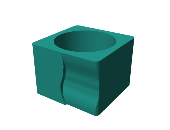 Portacandele minimalista per tea light
