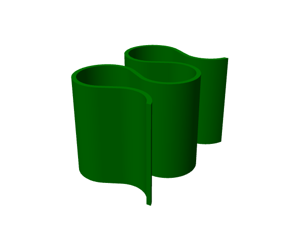 Portabottiglie da tavolo minimalista