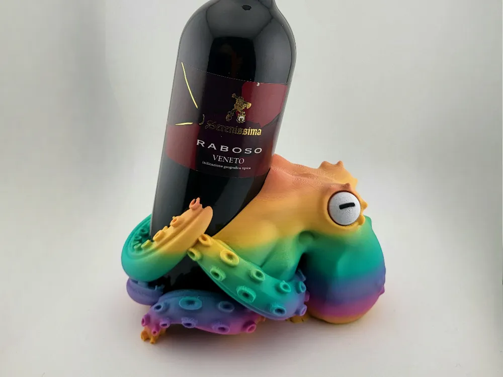 Portabottiglie Polpo