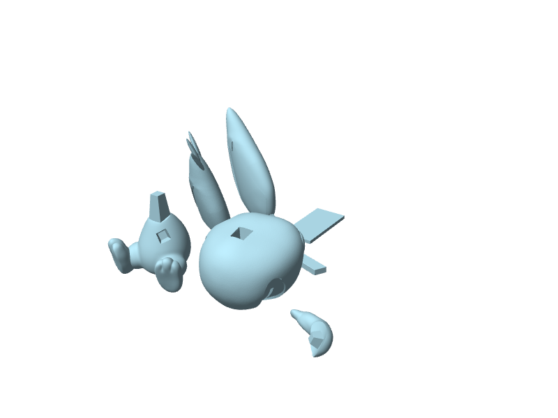 Pichu, figura da assemblare