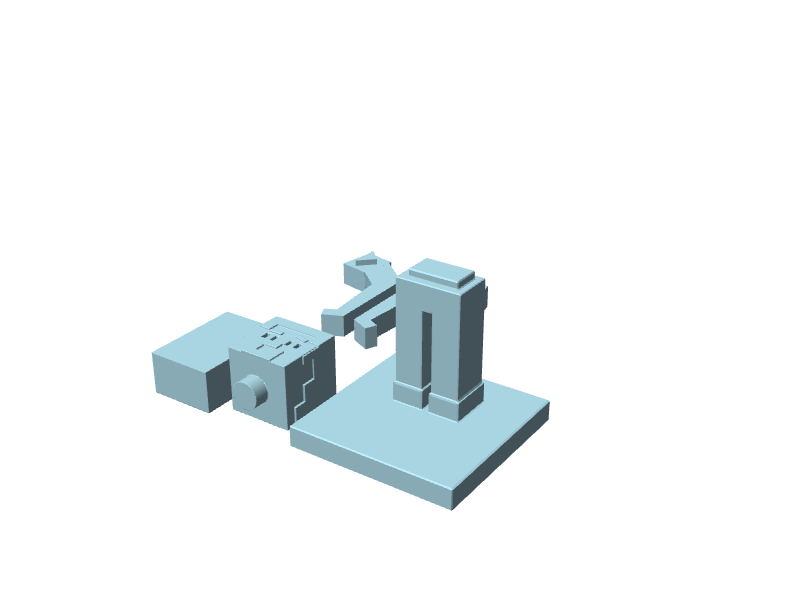 Steve di Minecraft, figura da assemblare