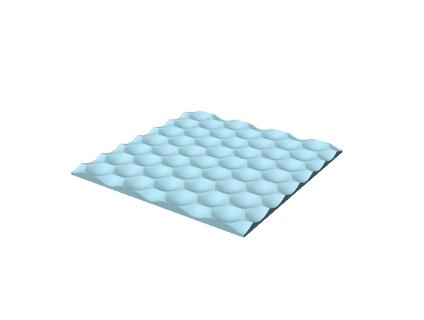 Pannello decorativo a rilievo geometrico