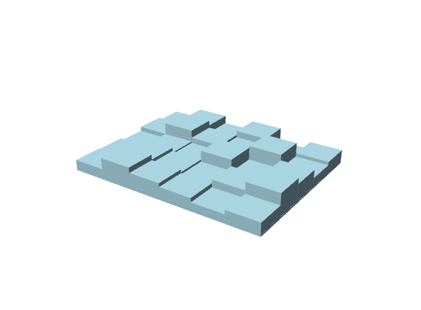 Plaque Cube, puzzle a incastro modulare