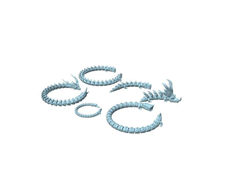 Drago articolato snodabile