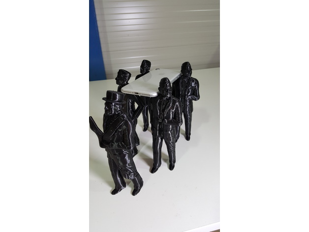 Coffin Dance, supporto portatile con portatori di bara