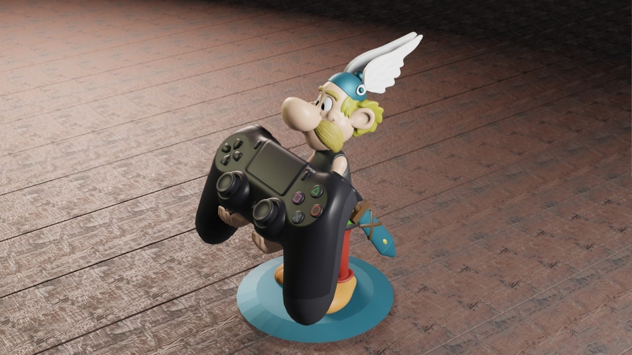 Asterix, supporto per controller da assemblare