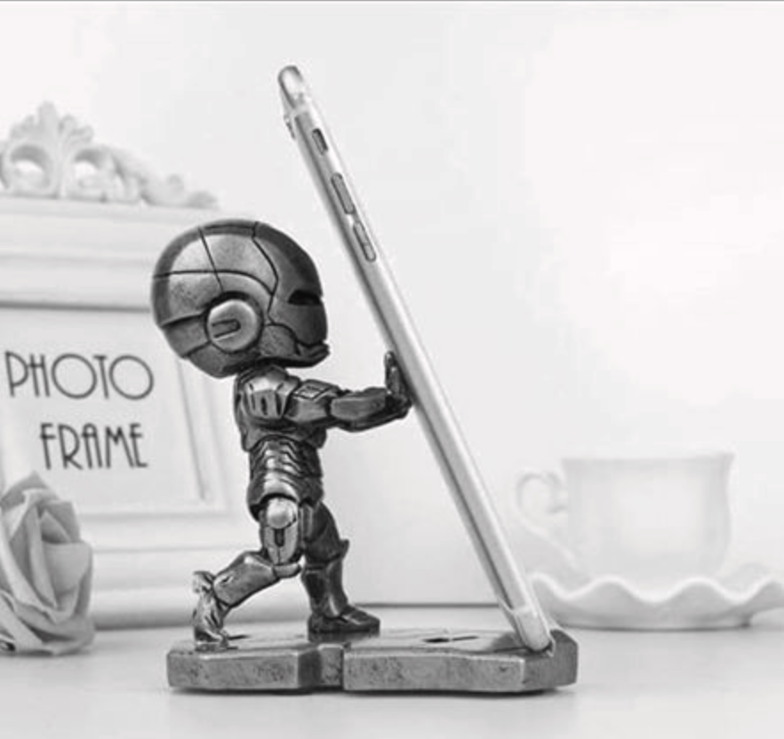 Iron Man, supporto da scrivania per smartphone