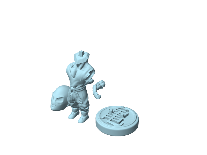 Krillin, portajoystick da assemblare