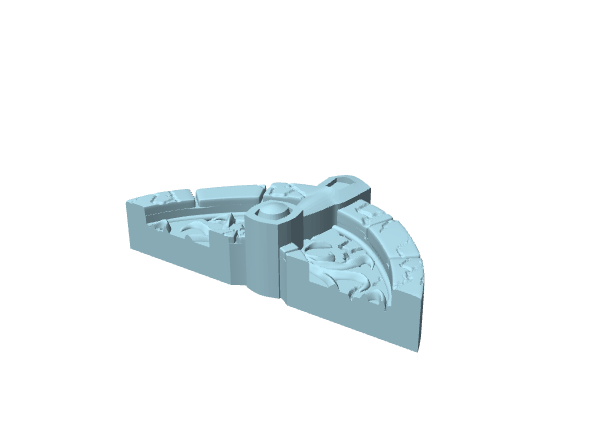 Base per miniatura con portale fantasy