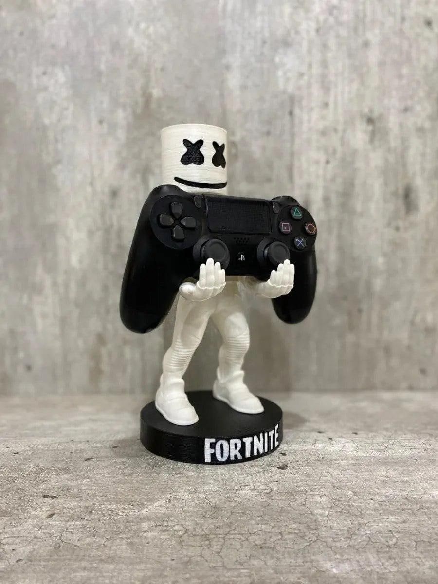 Fortnite Marshmello, statuina con controller
