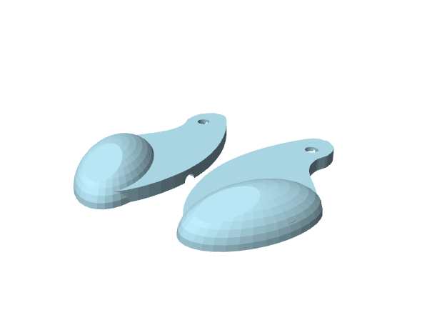 Fidget spinner portachiavi a goccia