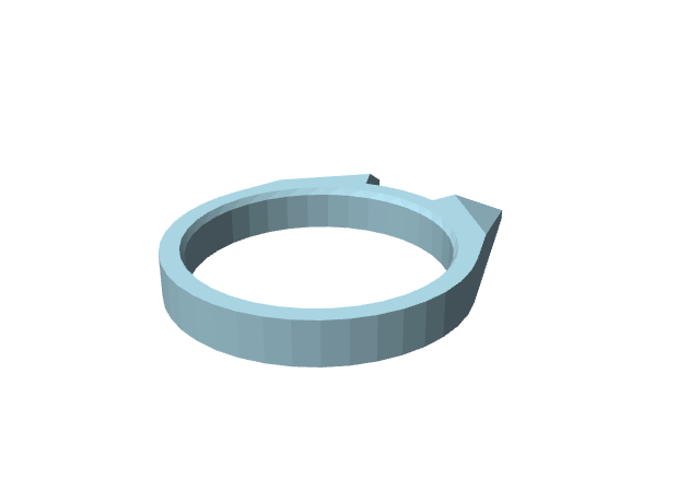 Anello portachiavi misura 8