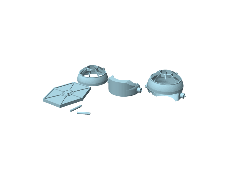 Supporto per Echo Dot 4 a forma di TIE fighter